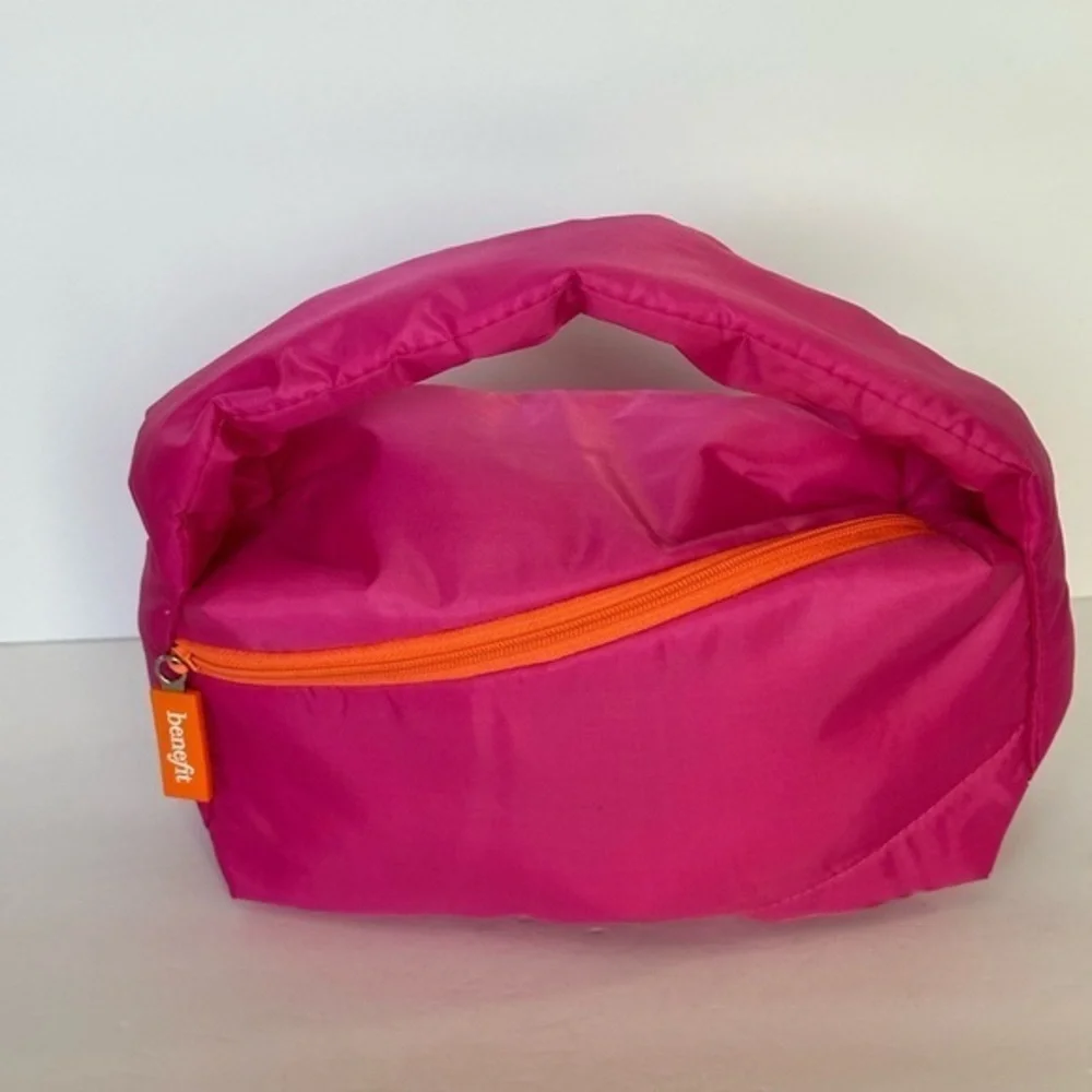 Benefit Pink Cosmetic Bag NWOT